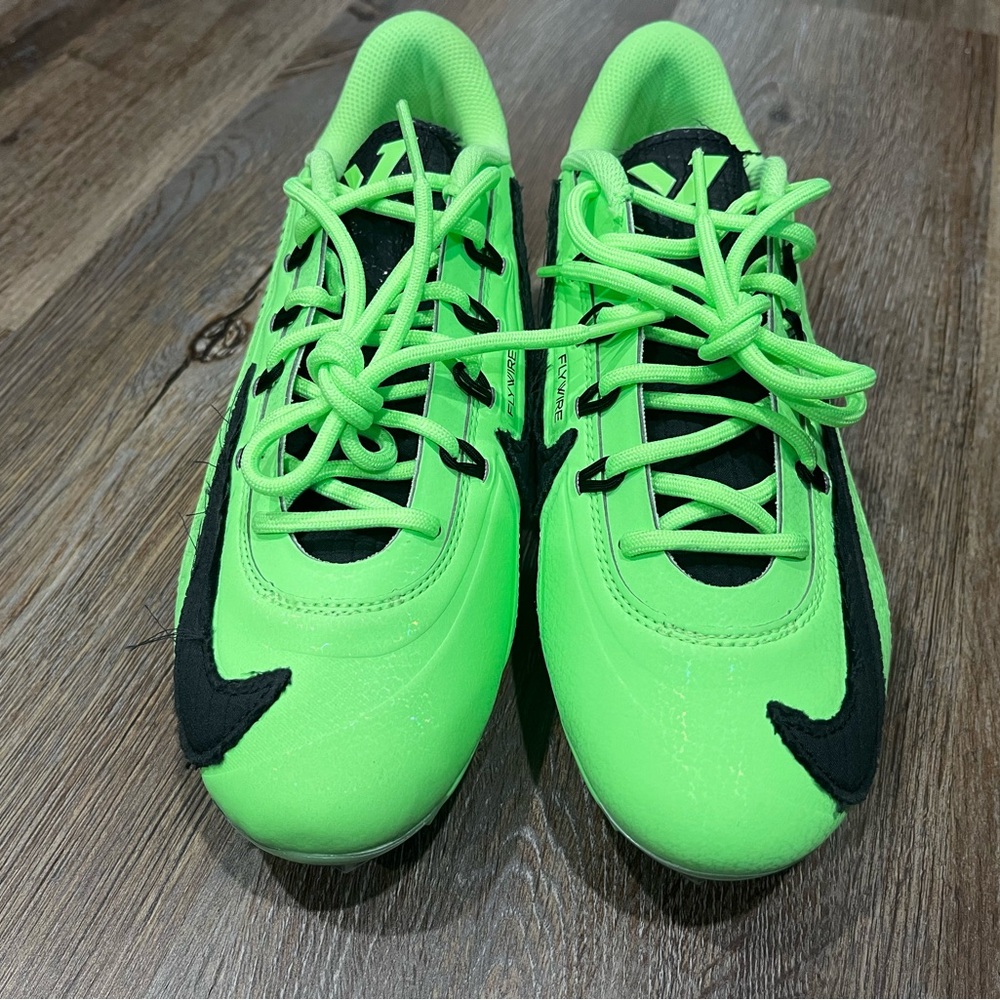 New Nike Vapor Edge 360 VC Football Cleats ‘Lime Blast’ FQ8764-300 Mens Size 7 - Picture 2 of 7
